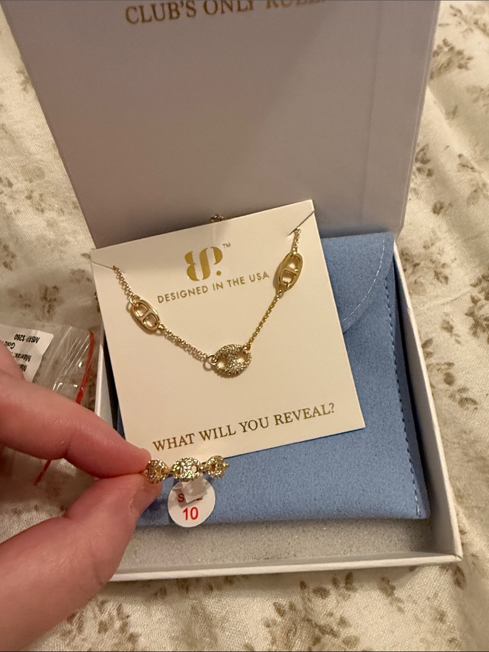 BP Sterling Vermeil ultra rare unicorn necklace and size 10 matching ring